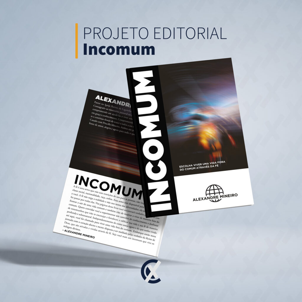 Capa do livro Incomum - Projeto Editorial